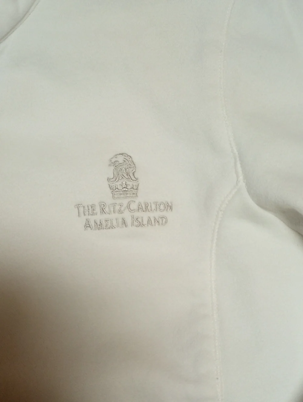 Gear For Sports White Fleece Jacket Trimmed In black - Picture 3 of 9